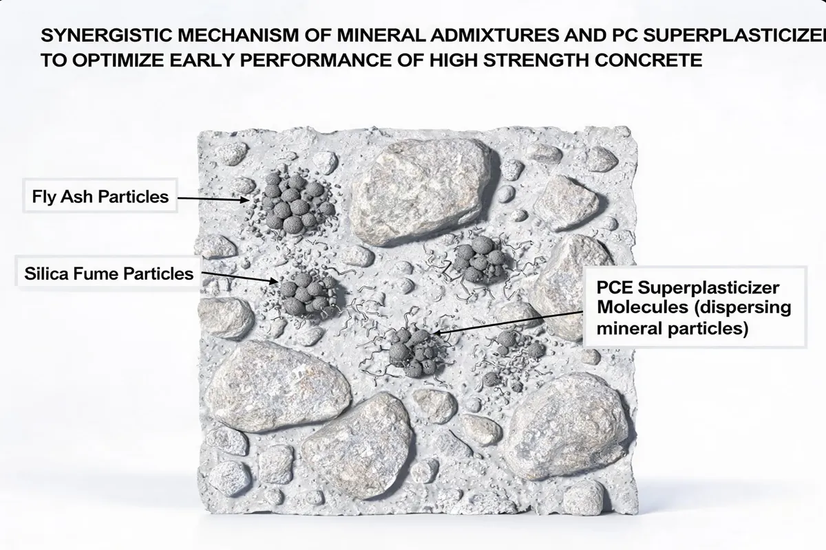 Synergistic Mechanism of Mineral Admixtures and PCE Superplasticizer to ...