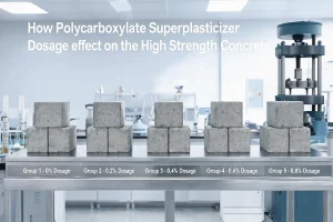 How Polycarboxylate Superplasticizer Dosage effect on the High Strength Concrete