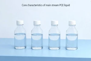 Core characteristics of mainstream PCE liquid