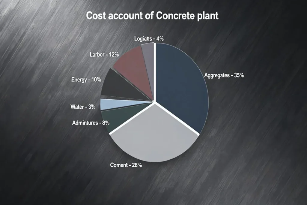 Cost account of Concrete plant