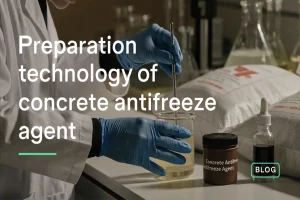 Preparation technology of concrete antifreeze agent