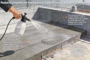 Research progress and mechanism of concrete curing and protective agents