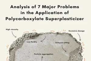 Analysis of 7 Major Problems in the Application of Polycarboxylate Superplasticizer