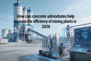 How can concrete admixtures help increase the efficiency of mixing plants in 2026?