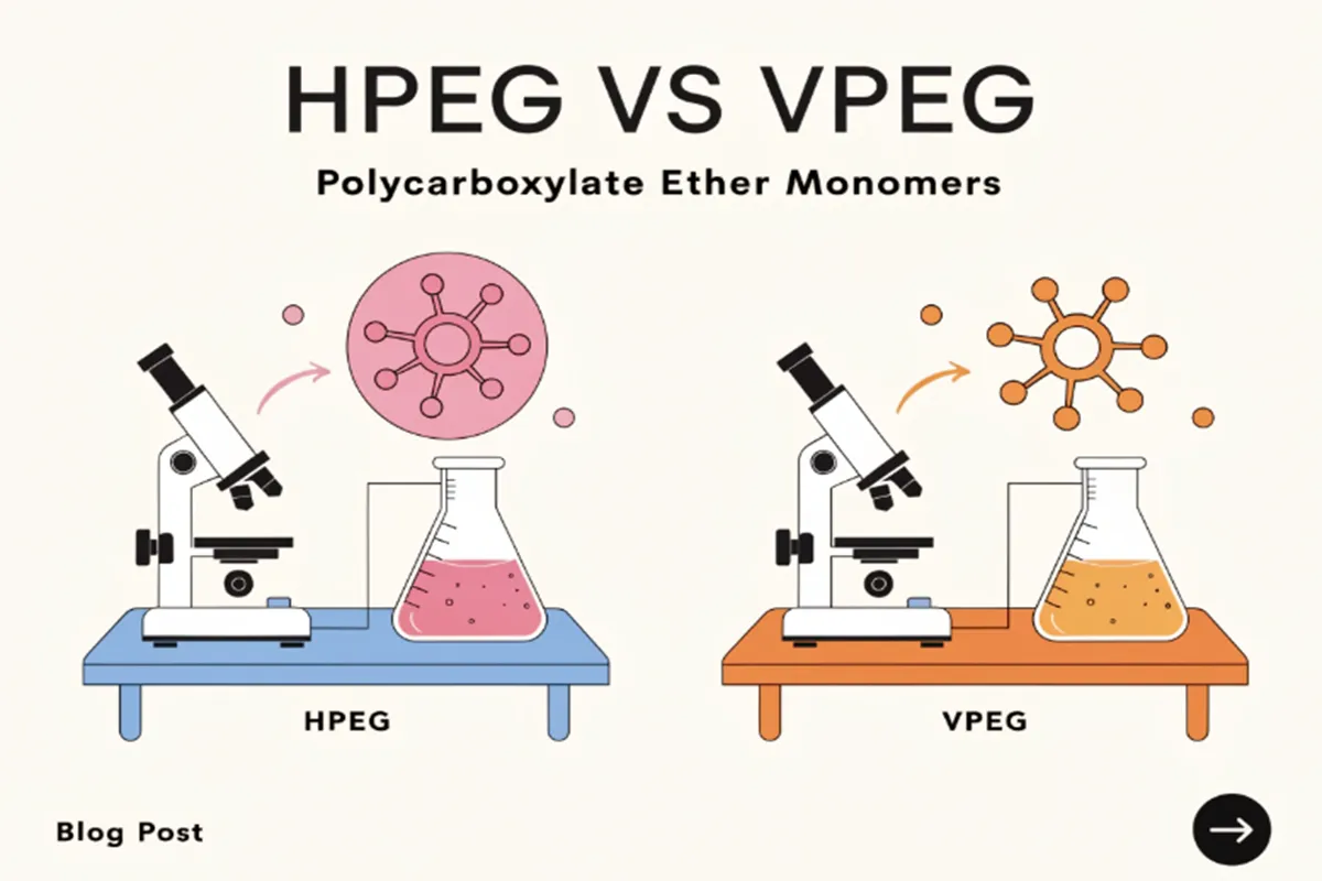 HPEG VS VPEG Polycarboxylate Ether Monomers