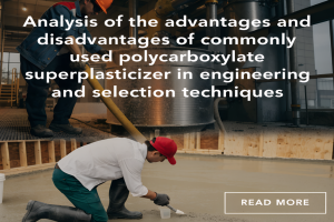 Analysis of the advantages and disadvantages of commonly used polycarboxylate superplasticizers in engineering and selection techniques