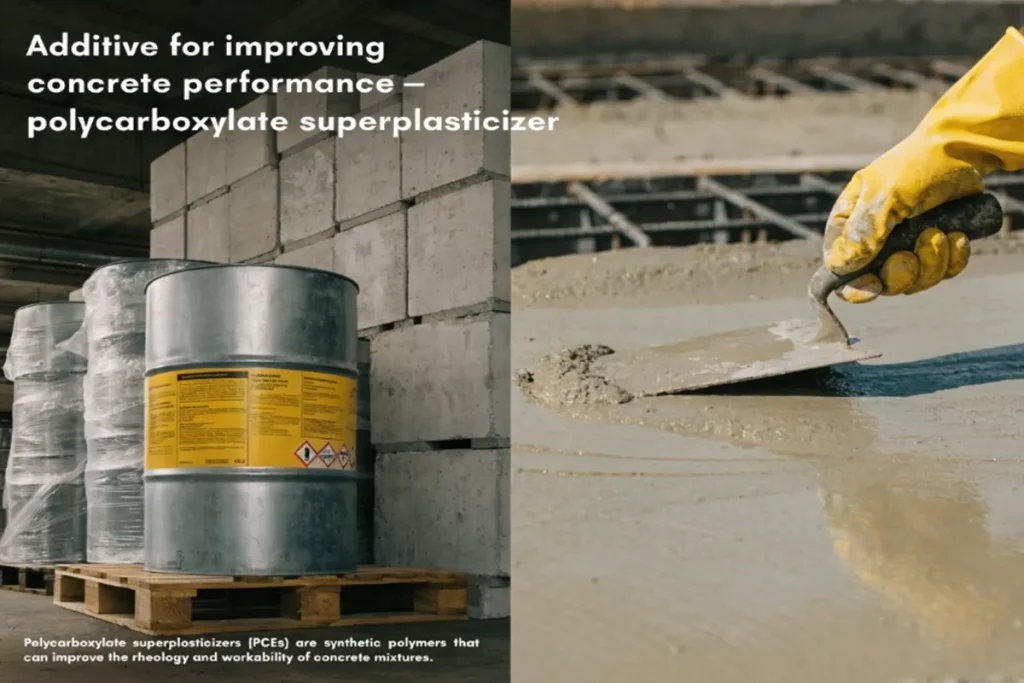 Additive for improving concrete performance - polycarboxylate superplasticizer