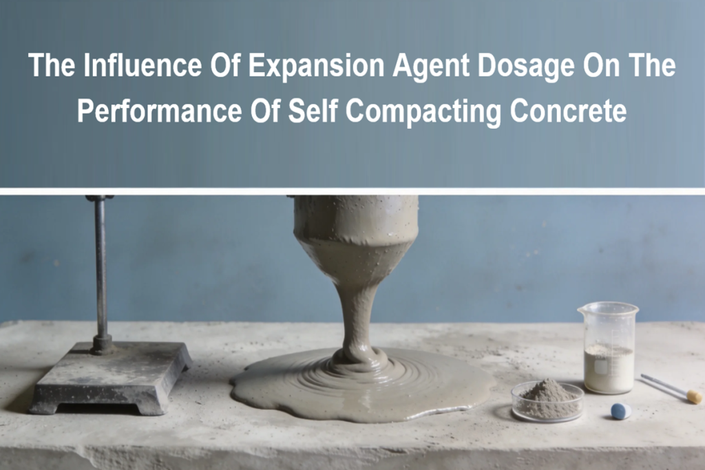 The influence of expansion agent dosage on the performance of self compacting concrete