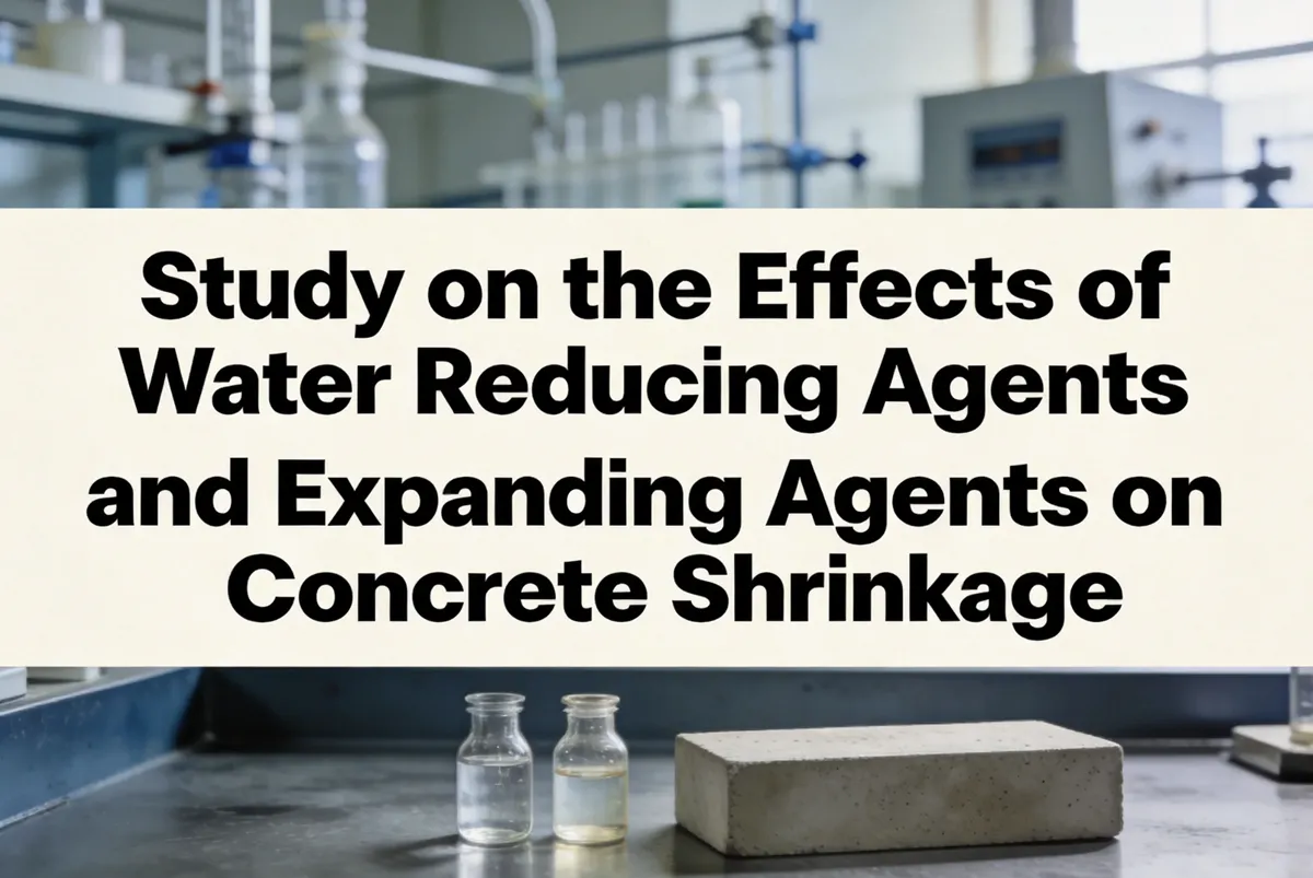 Study on the Effects of Water Reducing Agents and Expanding Agents on Concrete Shrinkage