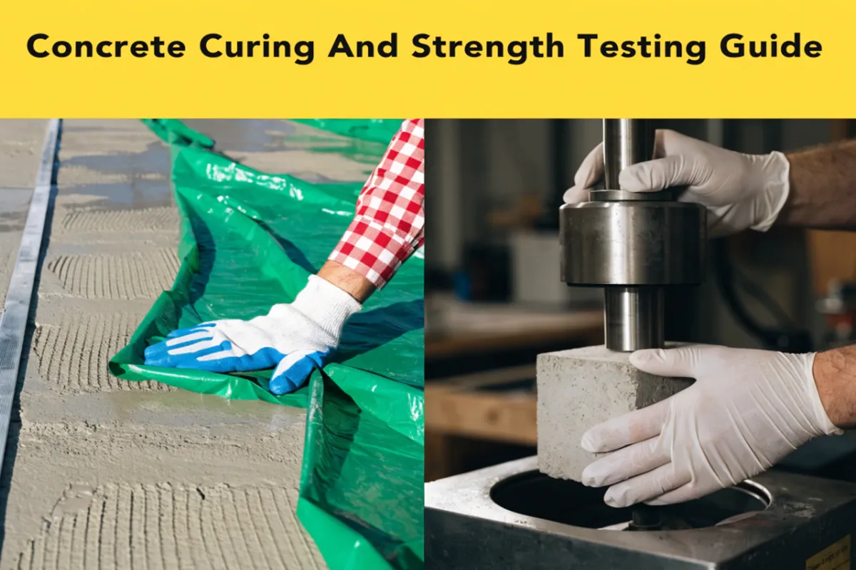 Concrete Curing And Strength Testing Guide