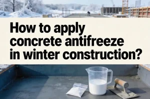 How to apply concrete antifreeze in winter construction?