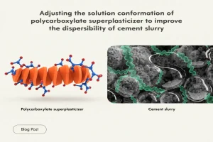 Adjusting the solution conformation of polycarboxylate superplasticizer to improve the dispersibility of cement slurry