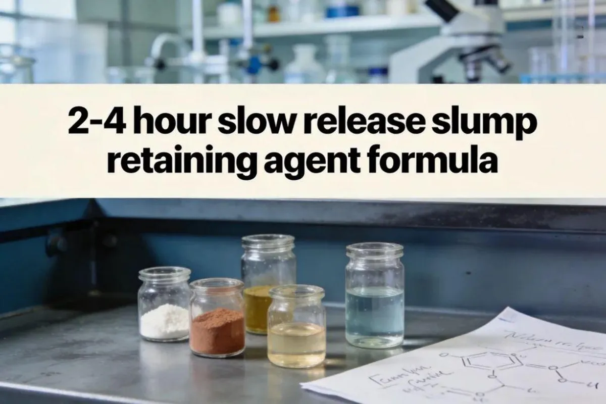2-4 hour slow release slump retaining agent formula